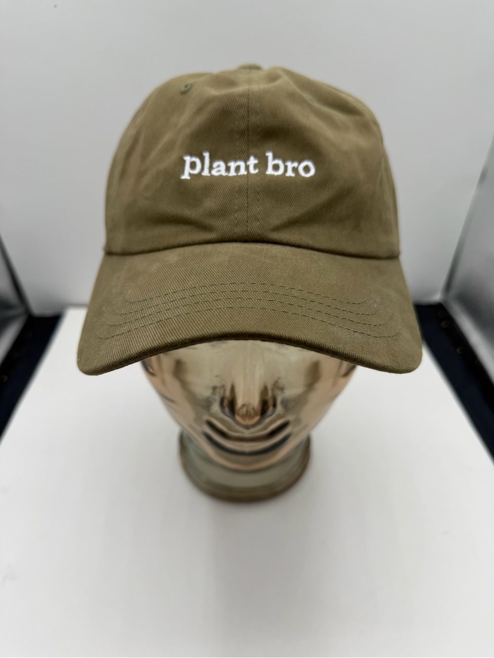 Plant‎ Bro Embroidered Baseball Cap - Olive